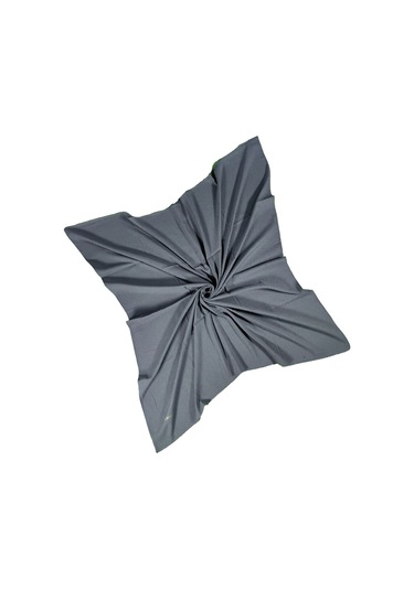 Tuana Eşarp Pamuk Jazz Eşarp 105x105cm Koyu Gri