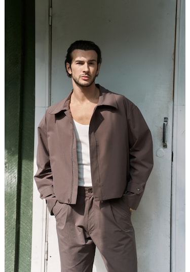 Sergio Düğmeli Kahve Erkek Pantolon Kahve