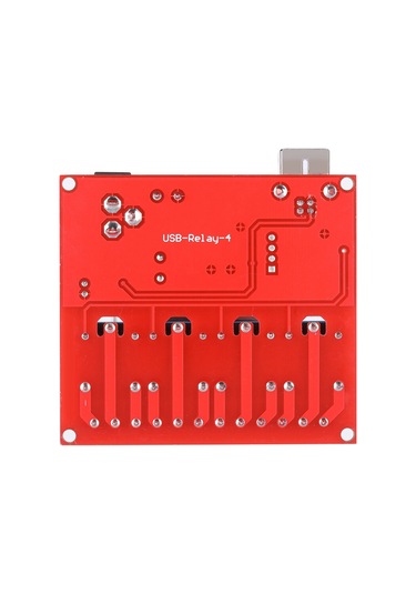 Fosenze 24v 4 Yollu Usb Kontrollü Röle Modülü - Sabit Bağlantı, Çift Güç Girişi, Askeri Seviye Pcb