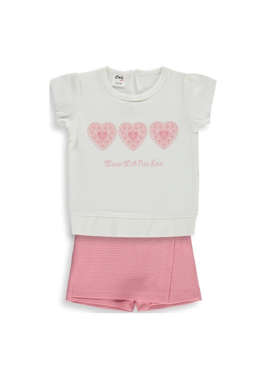 Civil Baby Kalpler Nakışlı 6-18 Ay Takım - Ekru