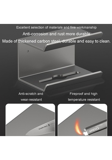 Tongxida Bosphorusboutique Zımbasız Tuvalet Telefonu Sonesi, Kağıt Havlu Depolama Cep Banyo Rafı, 2'li Set Diğer