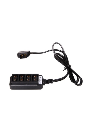 Yaleker Kamera Bataryası Geliştirici Kablosu, B Tipi Erkekden 4'lü Dişeye, 10a Akım, 60cm, Çoklu Cihaz Besleme Wireless Alıcılar, Monitörler