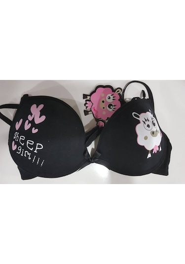 Loliten Gırl 570050035 Dolgulu Black Tek Sütyen
