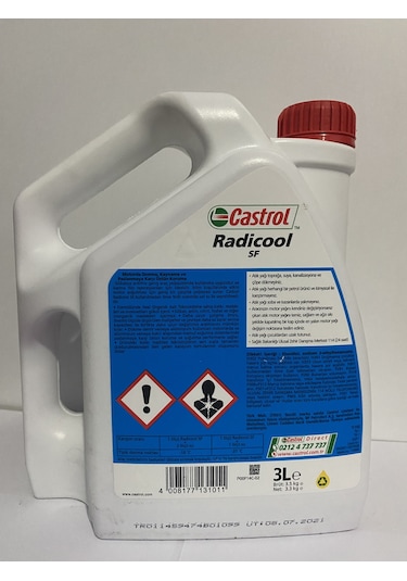 Castrol Radıcool Sf 3Litre Kırmızı Antifriz