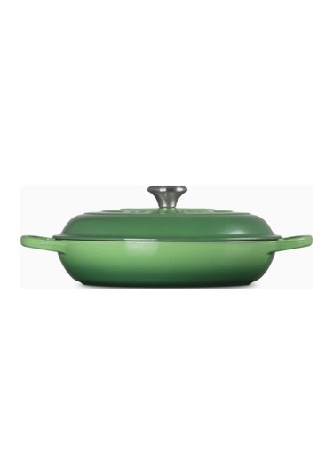 Le Creuset Gourmet Profesyonel Lüks Döküm Tencere Yeşil 30 Cm