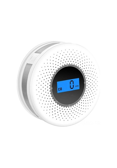 Springsun Kombine Sigara Ve Karbon Monoksit Alarmı - Elektrokimyasal Sensörlü, Yüksek Hassasiyetli, 85db Yüksek Sesli Ev & Ofis Güvenlik Alarmı