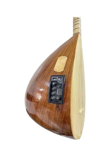 Kısa Sap Bağlama Amerikan Cevizi Ritimli Ekolayzırlı Kaliteli