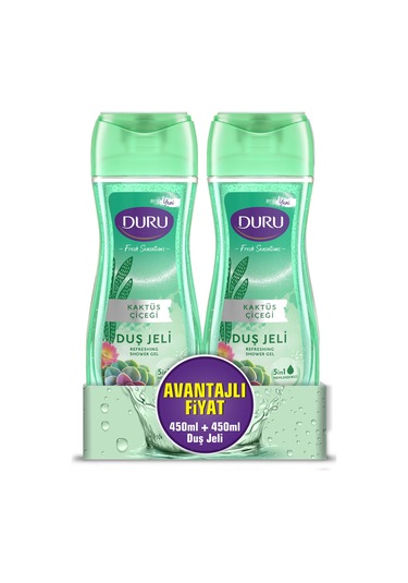 Duru Fresh Sensations Kaktüs Çiçeği Duş Jeli 2 x 450 ML