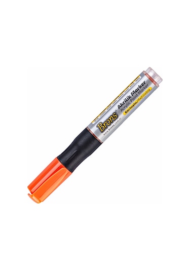Brons Akrilik Marker Kalem Turuncu Br-4017
