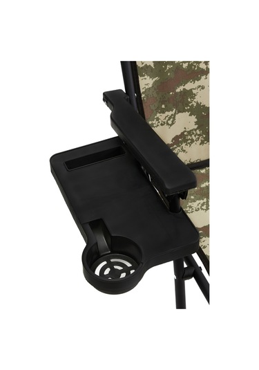 Natura 4 Adet Kamp Sandalyesi Bardaklıklı - Kamuflaj