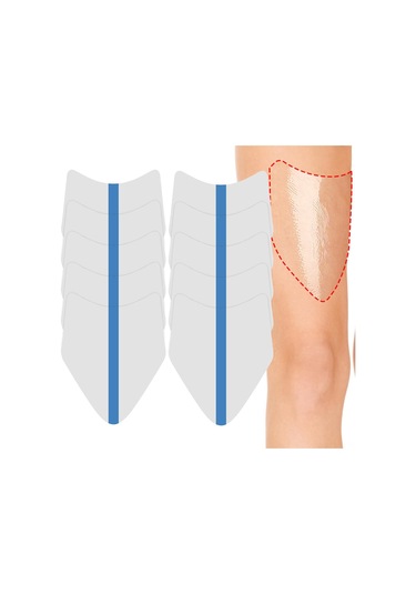 Yifomall 10 Adet Transparent Bacak Sürtünme Engelleyici, Yüksek Esneklikli Nefes Alıcı Koruyucu, Spor Ve Gündelik Kullanıma Uygun Dayanıklı Fleksibel贴