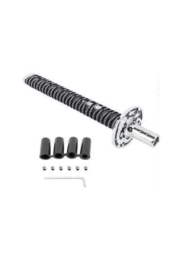 Wondernest Evrensel Samuray Şekilli Manuel/otomatik Vites Topuzu, 31,5 Cm Gümüş Gümüş