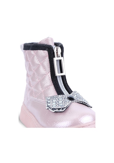 Kaptan Junior Kız Bebek Çocuk Botu Ortopedik Kaymaz Taban Barznk 560 Pembe