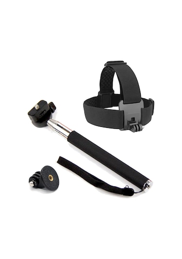 Sony Aksiyon Kameraları için Kafa Bandı Ve Monopod Seti
