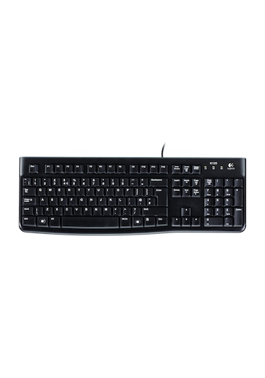 Logitech 920-002508 K120 İngilizce Usb Kablolu Siyah Klavye
