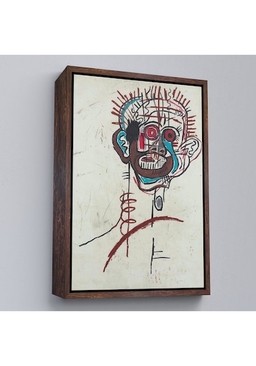 Çerçeveli Jean-michel Basquiat - İsimsiz Tablo - Untitled-7441