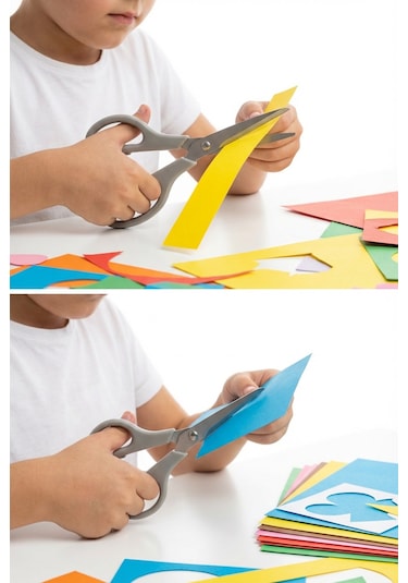 Makri Home 2'li Çok Amaçlı Makas Seti Küçük Boy Gri, 14.5 Cm