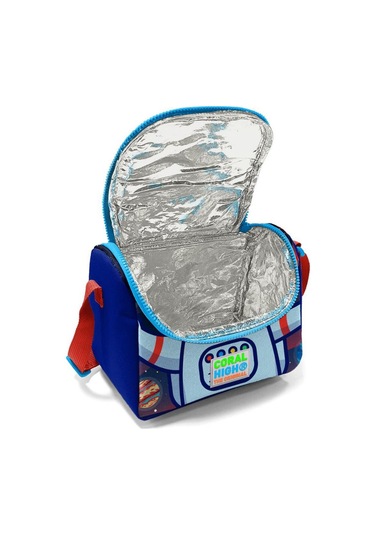 Coral High Kids Saks Mavi Astronot Desenli Thermo Beslenme Çantası 11724