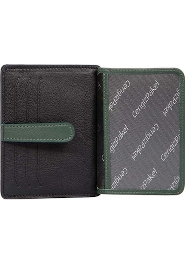Cengiz Pakel Hakiki Deri Kartlık 2453-Siyah-Yeşil (432621380)-2453-Siyah-Yeşil