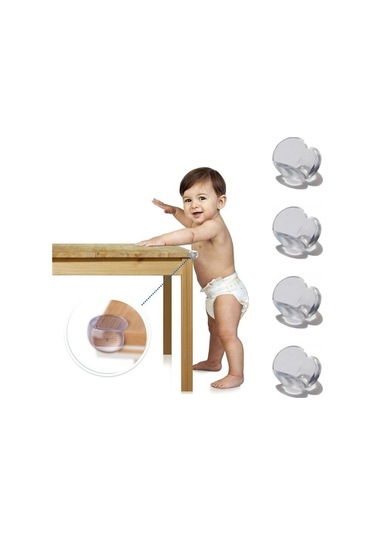 Bebek Çocuk Yumuşak Ve Esnek Dairesel Şeffaf Yapışkanlı Güvenlik Çok Renkli