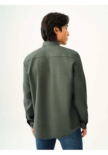 Loft Erkek Gömlek Haki Lf2030872 25kp69000018 P69195 Haki