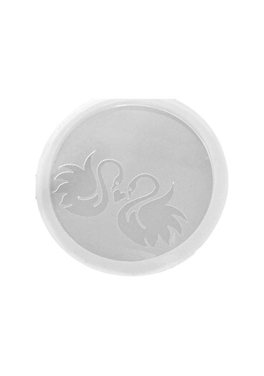 Tahtakale Toptancı Epoksi Kuğu Desenli Magnet Kalıbı 7 Cm