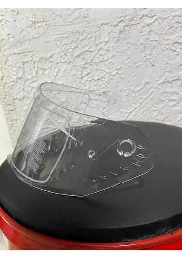 M-801 Kask Vizör Yedek Şeffaf-siyah-gold