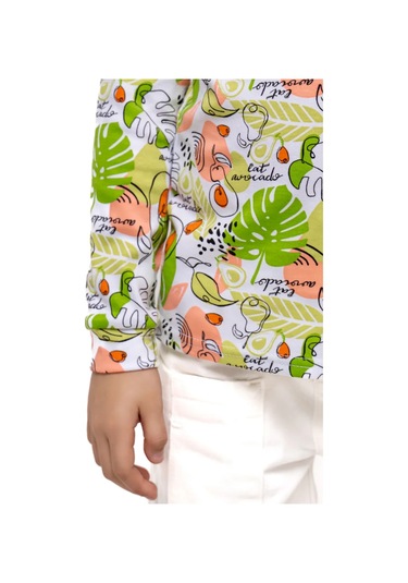 Alena Uzun Kollu Pamuklu Tişört 177318740 Beyaz