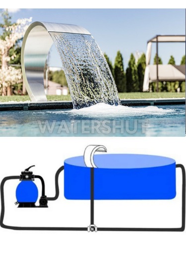 350x350mm Kobra Tip Havuz Şelalesi Et Kalınlığı 1,5mm