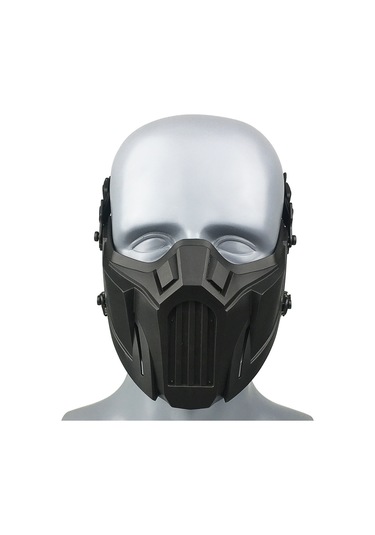 Wezone Kırmızı Taktik Maske - Outdoor Cs Ve Askeri Aktivite İçin Toz Ve Rüzgar Koruması, 121g Hafif Tpr Malzeme, Unisex, Tek Boyut Çok Renkli