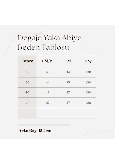 Degaje Tesettür Abiye Beyaz