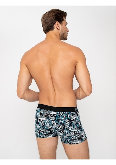 Dorea 2 Adet Erkek Desenli Boxer (445770894) Siyah