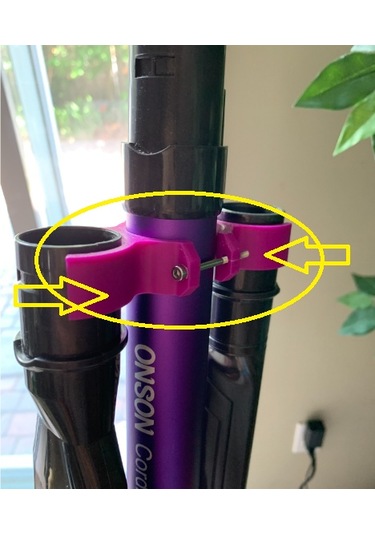 Süpürge Çiftli Askı Aparatı Vidalar Hariç