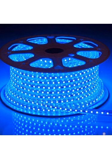 Ayt Powermaster 9x16 Hortum Led 100 Metre Mavi 220 Volt 1 Metrede Kesilebilir Dış Cephe Şerit Led Aydınlatma