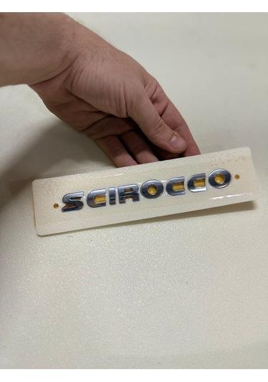 Volkswagen Scirocco Krom Bagaj Yazısı Logosu Arması 3m 3d Abs