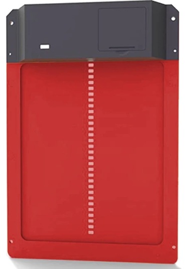 Otomatik Tavuk Kümesi Kapı Açacağı Akülü Işık Algılama Kontrolü Su Geçirmez Pet Red Unmarked