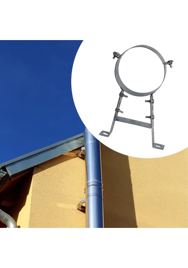 Suntek Baca Borusu Duvar Askısı Bölünmüş Halka Çap-18cm