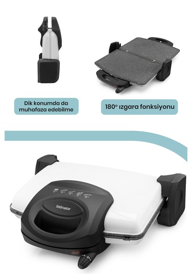 Goldmaster Lezzito BY-5401B Tost Makinesi