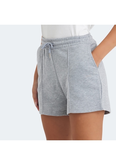 Slazenger VIXI Kadın Cepli Gri Şort