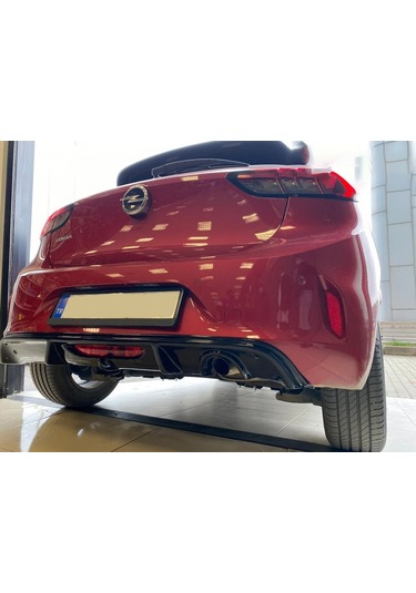 Opel Corsa F Race Difüzör Piano Black Sağ Tek Çıkış 2019