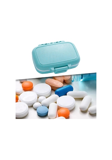 Suntek Dayanıklı Ve Şık Hap Kutusu Depolama Çözümü , Mavi Diğer
