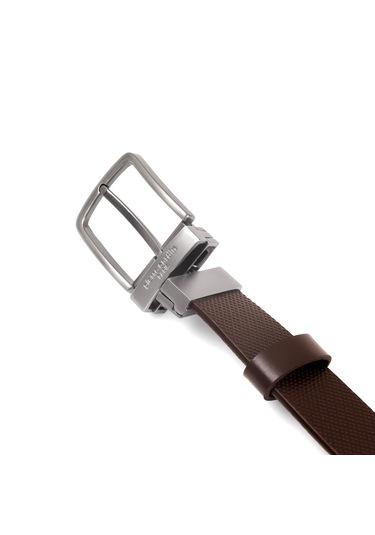 Pierre Cardin Çift Yönlü Deri Erkek Kemer En 4 Cm Pc4099 Kahverengi