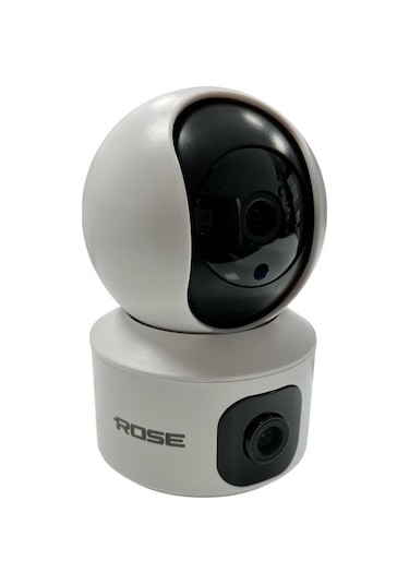 Rose Ahd-30150 İç Ortam Akıllı Wireless Kamera 360derece Hareketli Çift Kameralı