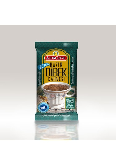 Altıncezve Hazır Dibek Kahvesi Sütlü Şekerli 20 x 10 G