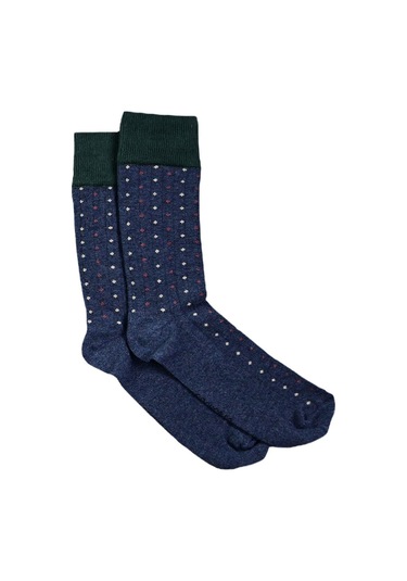 Erkek Mataro 3'lü Soket Çorap Renkli