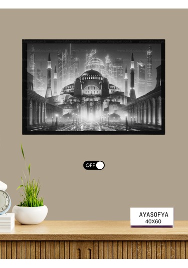 Tablo Pazarı Led Işıklı Tablo - Ayasofya