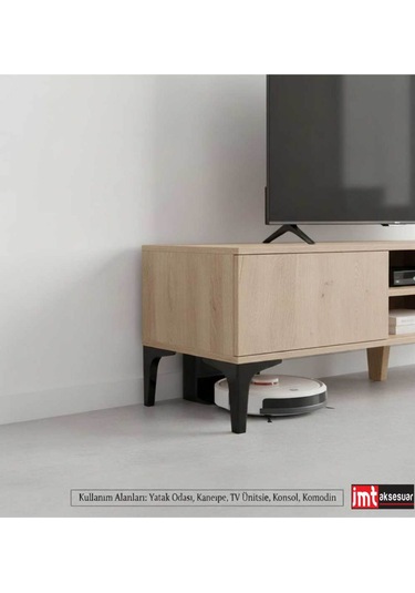 Sedef 14 Cm Krom Mobilya Kanepe Sehpa Tv Ünitesi Koltuk Ve Konsol Ayağı Krom