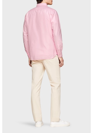 Tommy Hilfiger Erkek Gömlek Mw0mw35774 Tol Pembe Pembe
