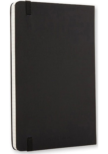 Moleskine Cep Boy Siyah Sert Kapak Kareli Defter 192 Sayfa