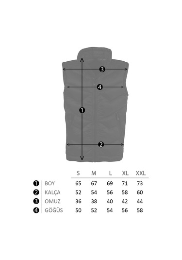 Gizli Cep Kapaklı Şişme Yelek Paris Pldp 2966 001